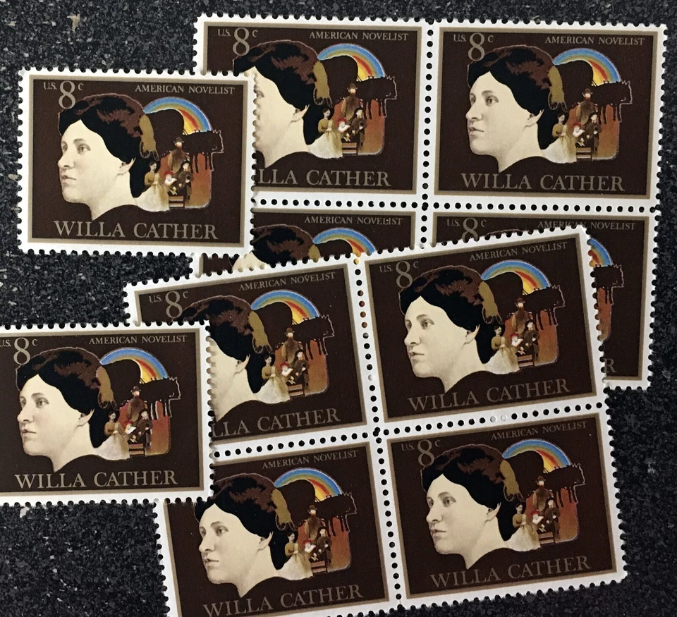 1973US #1487 8c Willa Cather American Novelist - Set of 10 Stamps  Mint NH - Image 1 of 1