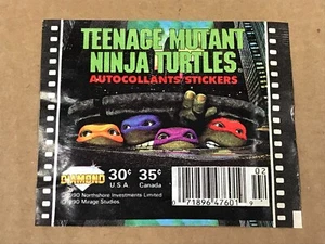 Neu Vintage 1990 Diamond Teenage Mutant Ninja Turtles Aufkleber Pack - Bild 1 von 3