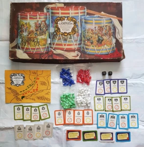 Vintage Waddingtons Campaign Board Game 1971 Complete Game - Picture 1 of 13