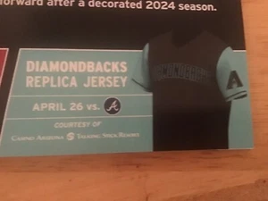 BRAND NEW ARIZONA DIAMONDBACKS REPLICA BLACK TEAL JERSEY SIZE 2XL 2025 SGA - Picture 1 of 5