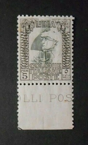 ITALIA,ITALY Colonie LIBIA  1926-30 " Serie Pittorica " 5c. D.11 MNH** ss.60 - Picture 1 of 2