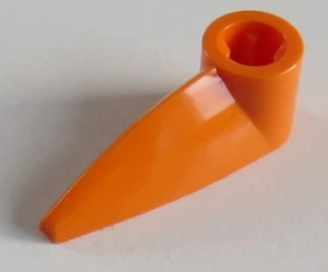 LEGO Bionicle - Diente 1 x 3 con agujero en el eje (2 piezas), naranja # x346 - Imagen 1 de 1