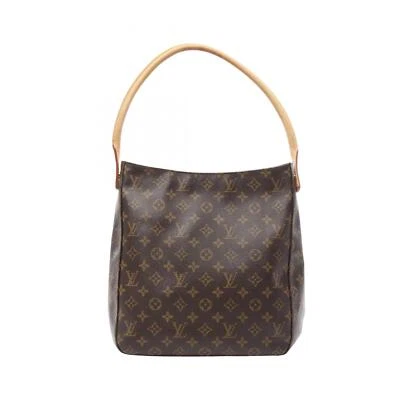 LOUIS VUITTON Looping GM Schultertasche M51145 Monogram Canvas Leder Braun Ge... - Bild 1 von 4