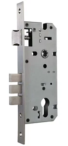 Mortice Lock 60mm Backset Satin Stainless Steel - Picture 1 of 3