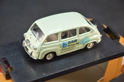 FIAT 600 MULTIPLA 1956 BUFAB NORGE AS SCALA 1/43 BRUMM SCOTTOY BS009 DIE CAST - Immagine 1 di 3