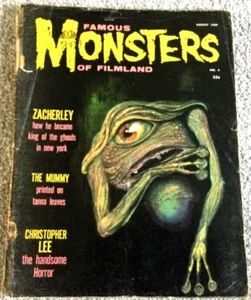 FAMOUS MONSTERS OF FILMLAND #4 (August 1959) Warren Horror magazine Rare - Picture 1 of 2