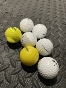 7 Used Srixon Soft Feel & Trispeed Tour Golf Balls AA - Picture 1 of 3