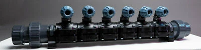 Poolheizung Sammelrohr | Solarheizung Verteiler | 6- Fach Verteiler System | - Bild 1 von 4