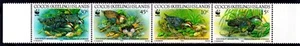 Cocos Islands 1992 Buff-banded Rail Bird WWF completo come nuovo MNH set striscia SC 262 - Foto 1 di 1