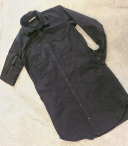 Vestido camisero Everlane The Modern utilitario de sarga de algodón para mujer talla 0 - Imagen 1 de 7