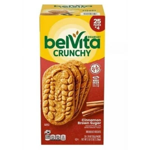 Belvita Zimt Braun Zucker Frühstückskekse 25 Packungen à 4 Kekse ANGEBOT!!! - Bild 1 von 6