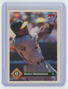 1993 DONRUSS RICKEY HENDERSON OAKLAND ATHLETICS #315