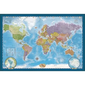 Eurographics Map of the World Jigsaw Puzzle - Picture 1 of 1