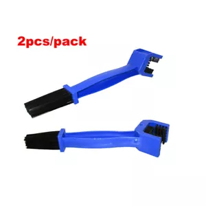 2x Motorcycle Chain Cleaning Tool Brush Gear Grunge Cleaner For Pit Dirt Bike - Picture 1 of 7