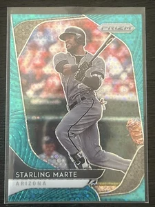2020 Panini Prizm Baseball Teal Donut Circles Prizm #41 Starling Marte 13/15 📈 - Bild 1 von 3