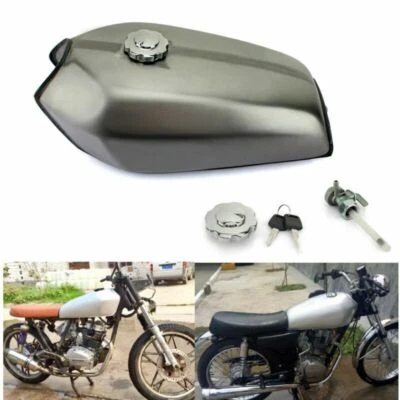 9L 2.4 Gal Cafe Racer Vintage Custom Gas Fuel Tank for Honda CG125 CG125S CG250 - Image 1 of 4