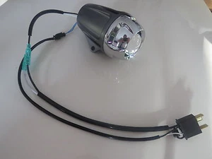 Faro principal/inmersión Streetfighter Chop personalizado café racer plateado/cromo - Imagen 1 de 2