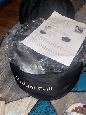 Green AIRLIGHT PORTABLE CHARCOAL GRILL  WITH BAG New No Box - Image 1 of 4