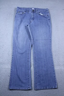 Jeans Bobbie Brooks para mujer 14 azul tiro medio corte boot lavado medio elástico denim 34x31 Foto 1 de 4