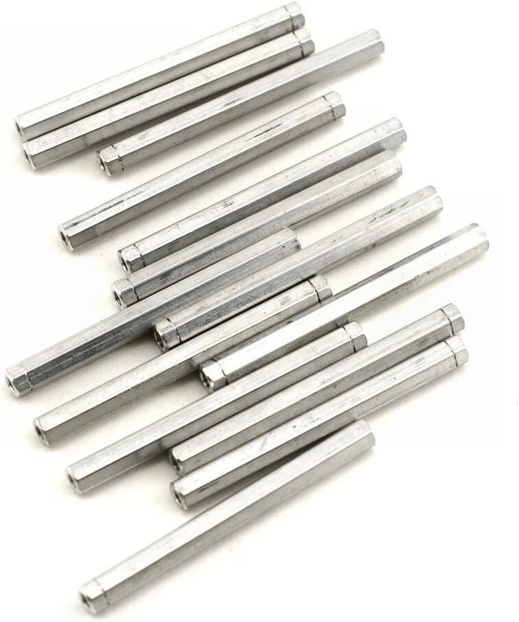 Thunder Tiger PV0418 Aluminum Frame Spacers (L) Raptor 90 new in pkg - Image 1 of 3