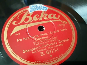 1/4 Saxophon Orch. Dobbri / Max Mensing - Ich hab kein Auto,ich hab kein Ritterg - Picture 1 of 2