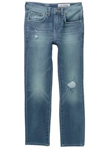NWT ADRIANO GOLDSCHMIED Sz14Y BOYS THE NOAH SLIM STRAIGHT STRETCH JEANS 20Y GRUN - Picture 1 of 4