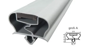 Magnetdichtung Profil groß A 2500mm inkl. Magnetband Kühlschrank Dichtung - Bild 1 von 6