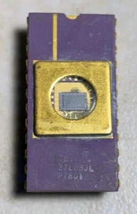 T.I. TMS27L08JL 8K Purple & Gold Ceramic EPROM - Picture 1 of 1