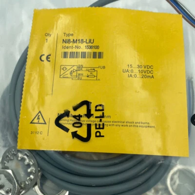 For TURCK NI8-M18-LIU Proximity Switch Sensor - Image 1 of 4