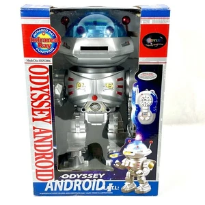 Odyssey Android N.A.T.I Robot Infrared Ray 2006 Walk Dances Shoots Discs - Bild 1 von 16