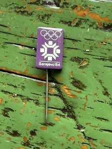 1984 SARAJEVO Winter Olympics Official LOGO PIN - Sarajevo, Yugoslavia - Picture 1 of 3