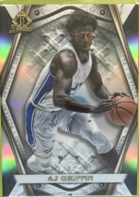 2021-22 Bowman Chrome University AJ Griffin Bowman Invicta #BI-7 - Image 1 of 2