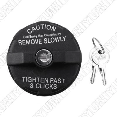 Black Locking Gas Fuel Cap For Jeep Wrangler TJ 1997-2000 /Cherokee XJ 1984-1999 - Image 1 of 4