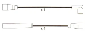 To Fit Subaru Legacy Mk1 1.6. 1.8 10mm Formula Power RACE PERFORMANCE Lead set - Picture 1 of 1
