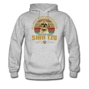 Shih Tzu Dog My Best Friend Hoodie Awesome Soft Sweatshirt Pet Lovers BBF gift - Picture 1 of 6