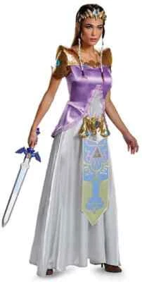 Zelda Deluxe Nintendo Legend of Zelda Elf Vestido Elegante Halloween Disfraz para Adulto Foto 1 de 2