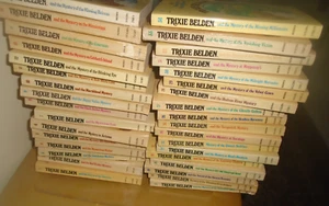 1 to 34(1 to 34 complete) Trixie Belden series oval/ cover paperbacks-****** - Picture 1 of 3