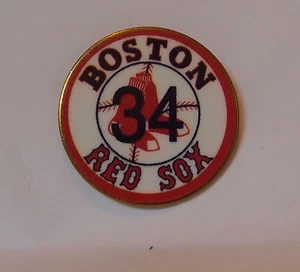 The Boston Red Sox David Ortiz #34 Retired Pin NIP Baseball HOF 34 MLB Sports - Picture 1 of 1