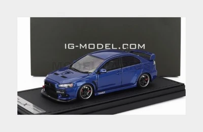 IGNITION-MODEL IG2571 MITSUBISHI - LANCER EVOLUTION X (CZ4A) 2014 - BLUE MET - 1 - Immagine 1 di 2