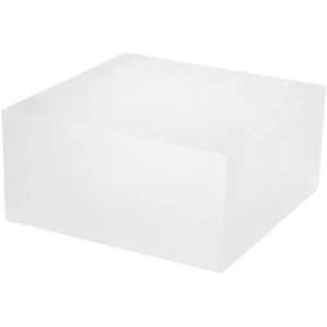 Plymor Frosted Acrylic Square Display Block, 4" H x 8" W x 8" D - Picture 1 of 1