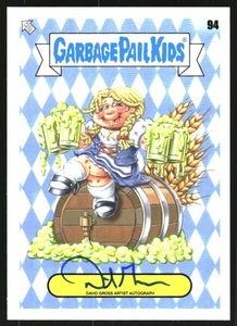 Autógrafos de artista Topps Garbage Pail Kids Go Vacation 2023 #94 David Gross/75 - Imagen 1 de 2