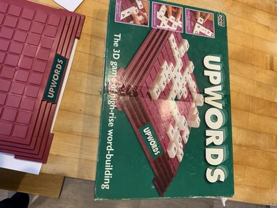 Upwords Board Game Parker Games 1996 3D Word Building Game 2-6 Players 9+ - Image 1 of 4