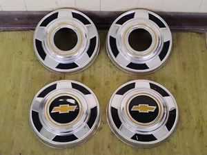 73-87 Chevrolet 4x4 Dog Dish 10 1/2" HUBCAPS Set of 4 K10 Truck 1/2 Ton 15" - Picture 1 of 6