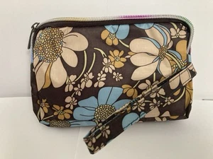 Cartera deportiva de nailon con compartimentos con cremallera floral hawaiana - Imagen 1 de 5