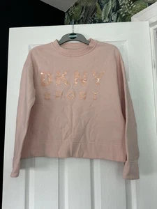 DKNY Designer Pink Crewneck Sweater Jumper - Picture 1 of 3