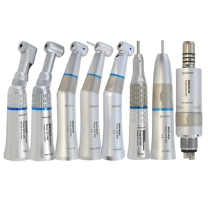 Dental Slow Speed Handpiece LED Contra Angle Straight Air Motor 4 6 Holes NSK - Picture 1 of 250
