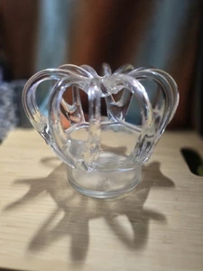 Antique Victorian Blown Art Glass Wedding Bridal Bank /Kings Crown - Picture 1 of 9