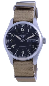 Seiko 5 Sports Field Black Dial Automatic SRPG35K1 100M Men's Watch - Imagen 1 de 4