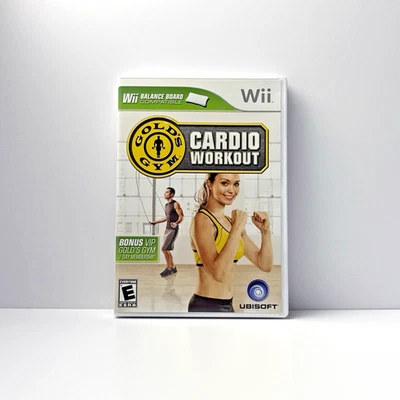 Gold's Gym Cardio Workout Nintendo Wii Mint Disc CIB Complete Refurbished Tested - Image 1 of 4