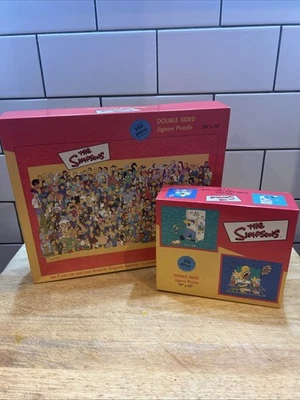 Puzzle double face Simpsons - 1998 - Photo 1/4